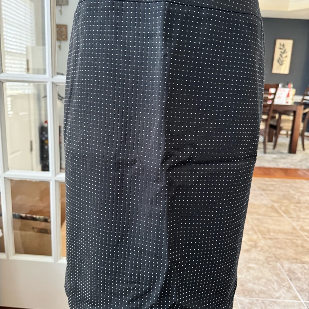 Armani Collezioni Black Polka Dot Skirt SZ 6